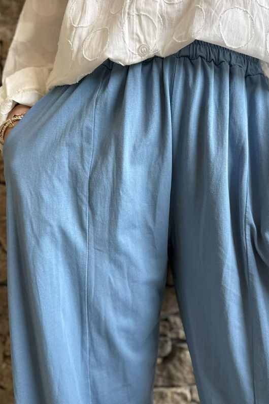 Jo Jo Quirky Classic Barrel Pant Denim